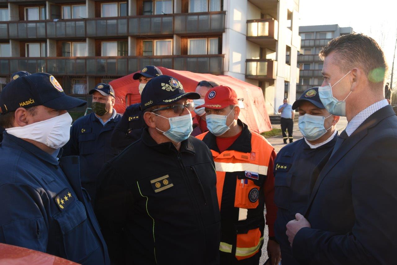Stretnutie s hasičmi v Gabčíkove